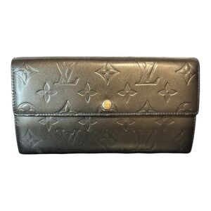 Louis Vuitton matte vernis wallet